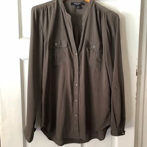 Nine West Top- Grey- Size L